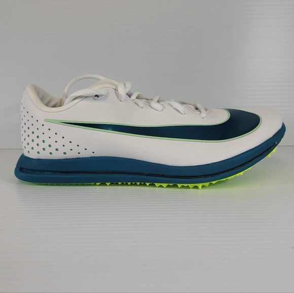 Nike Triple Jump Elite 3 White Electric Algae Spikes Men's Size 9 HV6425-100 - Picture 3 of 10